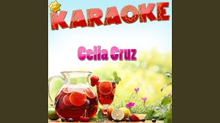 Toro Mata Popularizado por Celia Cruz Karaoke Version [upl. by Snahc]