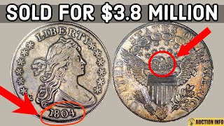 Most valuable coins in the world  Original 1804 Silver Dollar  Sold for 38 Million at Auctions [upl. by Ellinger]