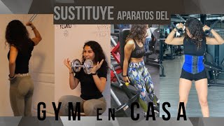 SUSTITUYE aparatos del GYM en CASA [upl. by Newbold]