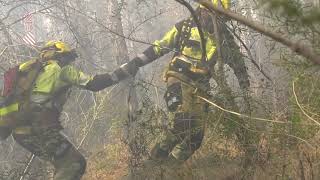 Vídeo resum de lextinció de lincendi forestal de Tàrbena 15042024 [upl. by Darreg724]