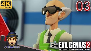 A GENIUS HANDYMAN  Evil Genius 2 Emma Gameplay  03  Evil Genius 2 Gameplay Lets Play [upl. by Cioffred]