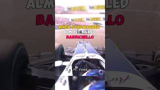 When Schumacher Almost Killed Barichello 😮 formula1 formula1driver automobile F1GridBox [upl. by Odelia]