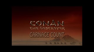 Conan the Destroyer 1984 Carnage Count [upl. by Forcier]