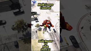 Hulk Loses Control  Hulk Buster VS Hulk part 2  GTA V [upl. by Trueblood]