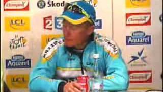 Étape 13  Stage 13  Interview  Alexandre VINOKOUROV [upl. by Rowena]