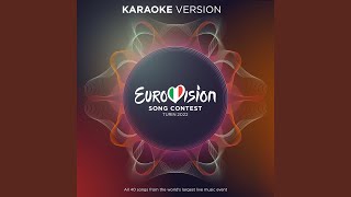 Brividi Eurovision 2022  Italy  Karaoke Version [upl. by Rheta]