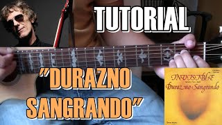 Como tocar quotDurazno sangrandoquot Spinetta Invisible Tutorial Guitarra Completo Intro Acordes y Solo [upl. by Emor657]