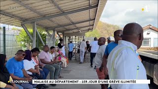 Malaise au Département  1er jour dune grève illimitée [upl. by Salomone270]