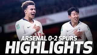 HIGHLIGHTS  ARSENAL 02 SPURS Carabao Cup quarterfinal [upl. by Rodrick]