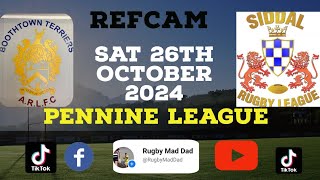 Boothtown v Siddal  Pennine League  Full Match  RefCam [upl. by Siravat]