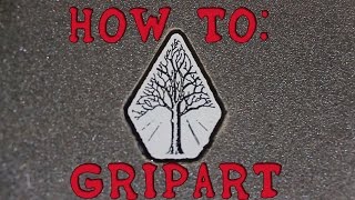 How To Make Custom Grip Tape  Quick Tutorial [upl. by Py413]