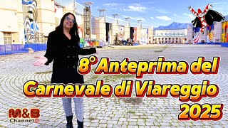 Carnevale di Viareggio 20258°Anteprima dei lavori x il Carnevale di Viareggio 2025 [upl. by Stempien271]