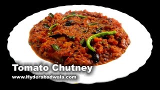 Tamate Ki Chutney Recipe Video – Hyderabadi Tomato Curry – Easy Simple amp Quick Cooking [upl. by Namajneb25]