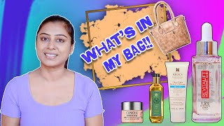 What I Carry In My Bag Ft L’Oréal Paris Hyaluronic Acid Serum [upl. by Hsirk205]