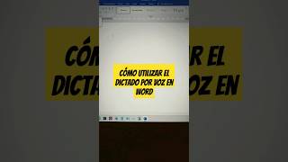 Cómo utilizar el dictado por voz en Word de forma rápida  Haz que el ordenador escriba por ti [upl. by Dressler]