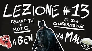 FISICA Teoria 13  La QUANTITA di MOTO CONSERVAZIONE della QUANTITA di MOTO SISTEMI ISOLATI [upl. by Laband846]