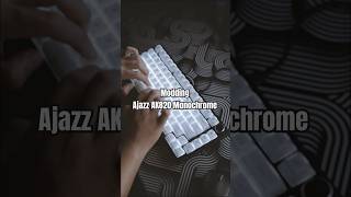 Ajazz AK820 Monochrome Modded shorts keyboard typingtest [upl. by Carolann946]