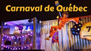 Notre première parade au carnaval de Québec [upl. by Enoj]