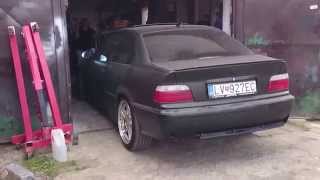 BMW E36 325i no exhaust sound part 2 [upl. by Aneleh]