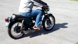 1974 Ducati 450 MK3  running and driving [upl. by Hescock]