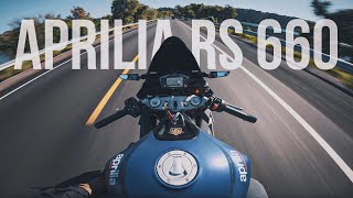 FULL THROTTLE Highway amp Forest Ride  2024 Aprilia RS 660  DJI Osmo Action 5 Pro Uncut [upl. by Amabil]