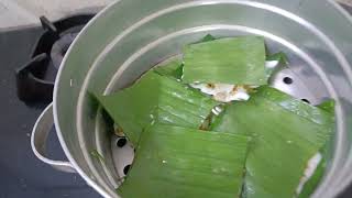 kela ka pato mein banaya hai bohot hi swadist sija pitha 😋indianrecipe [upl. by Athalia]