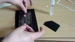 How to apply an Invisible Shield on the iPhone 4 [upl. by Aja436]