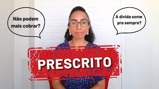 O que é Prescrição de Dívida Entenda como funciona e quando acontece 🔴 [upl. by Yrrep]