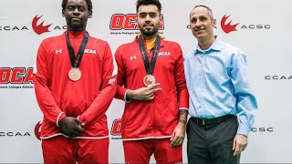 CCAA Badminton Bronze Medal Match 2020  Humber College Ayube Arpit vs Concordia Thunder [upl. by Enialb]