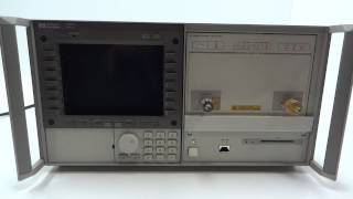 HP 70004A SPECTRUM ANALYZER DISPLAY MAINFRAME W HP 70842B ERROR DETECTOR [upl. by Jaclin280]