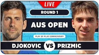 DJOKOVIC vs PRIZMIC • Australian Open 2024 • LIVE Tennis PlaybyPlay Stream [upl. by Noillid908]