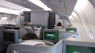 Flight Report ALITALIA  Miami ✈ Rome  Airbus A330200  Business [upl. by Lihp]