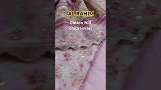 Full chicken kari embroided cotton 3 peice dress and many more designs03212059223 [upl. by Rojam]