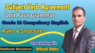 Subject Verb AgreementGrade 12 EnglishUnit Four Grammar [upl. by Ellimahs]