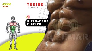 9 Exercícios HIIT Poderosos para Definir Peito e Abdômen em Casa 💪🔥 [upl. by Ijan]