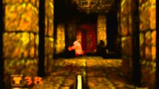 Quake 64 walkthrough Nightmare All secretsenemies E1M3 The Necropolis [upl. by Nesta]