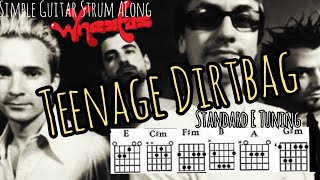 Teenage Dirtbag By Wheatus Guitar Chords and Lyrics video [upl. by Aihsila]