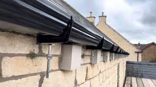 Upgrading Gutters with Galvanised Metal Rise and Fall Brackets [upl. by Laehcimaj]