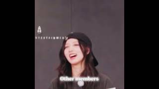 The difference between Wonyoung and the other members reaction😔 [upl. by Yduj]