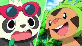 Pokemon X and Y Episode 50 Review  Pancham vs Chespin [upl. by Rossing]