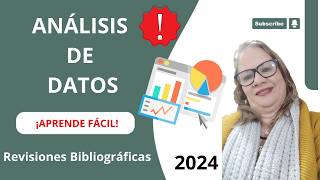 👉 ¡Extrayendo y analizando datos para tu revisión bibliográfica Un proceso magistral 2024 [upl. by Meijer182]