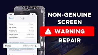 How to Remove iPhone 1112 Nongenuine Screen Warning by Aftermarket Screens [upl. by Hammel]