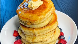 Fluffy Homemade Pancakes from scratch [upl. by Kei]