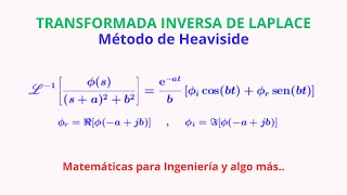 Transformada Inversa de Laplace Método de Heaviside [upl. by Horten]