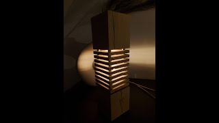 Lampe selber bauen  Stehlampe aus Holz  DIY [upl. by Gnilyam]