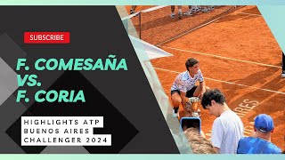 F Comesaña vs F Coria  Highlights ATP Buenos Aires Challenger 2024 [upl. by Brause432]