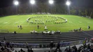 Foxborough High School Marching Band 101714 GoPro [upl. by Atteuqaj]