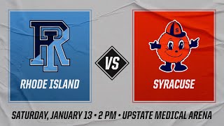 Syracuse vs Rhode Island  1132024  Highlights [upl. by Milah]