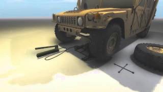 Humvee Tire Change [upl. by Erialb]