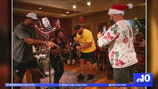 Delco native shares his experience recording song for upcoming Eagles Christmas album [upl. by Hallagan]